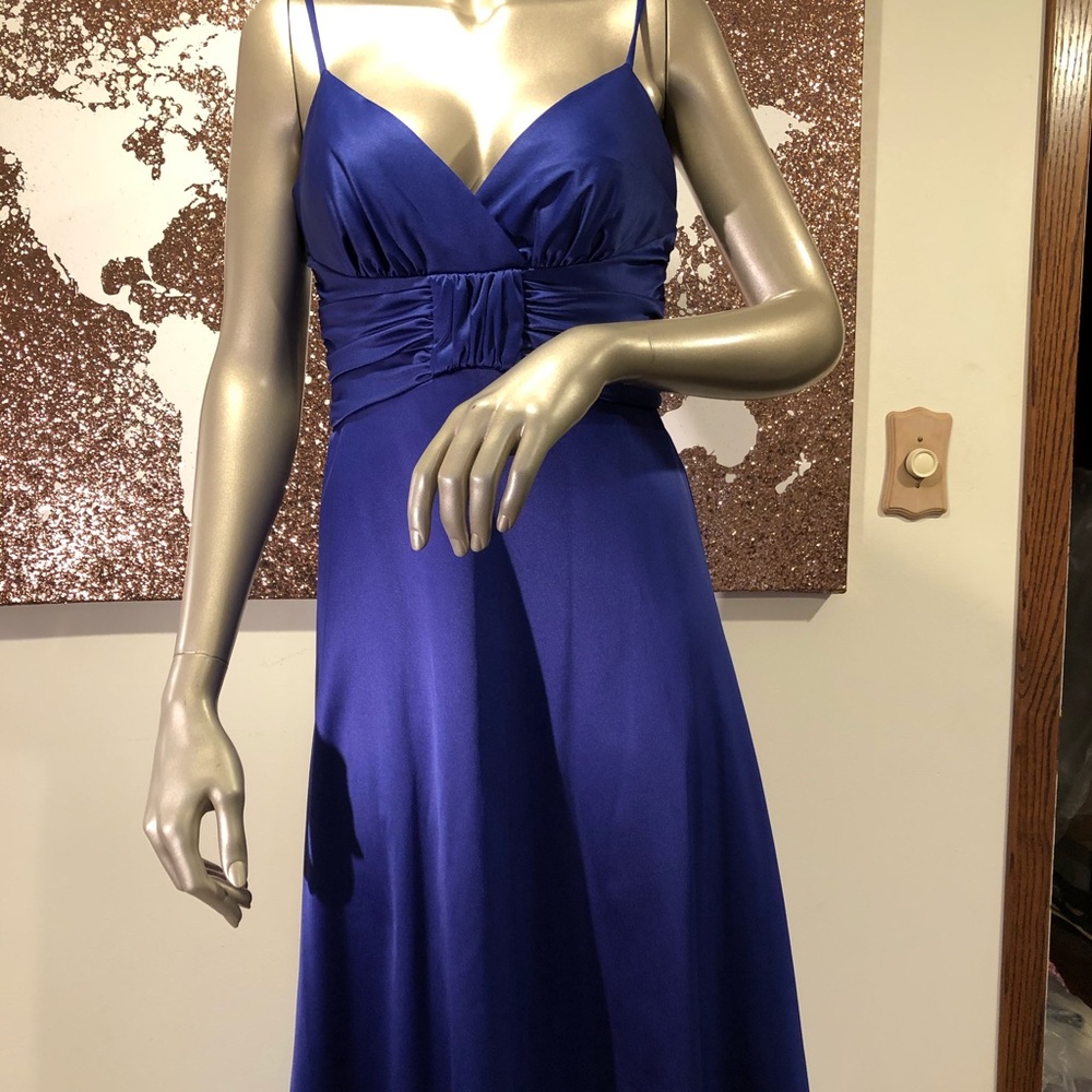 Donna Morgan Cobalt Blue Dress, sz 6 - Picture 1 of 6